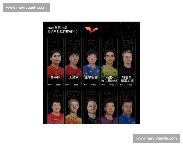 林诗栋男单稳居榜首领先王楚钦 2100 分!国乒女单断层包揽前五 林诗栋男单稳居榜首领先王楚钦 2100 分!国乒女单断层包揽前五
